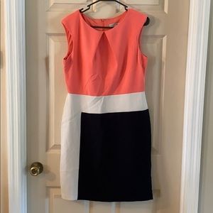 Color block stretchy dress